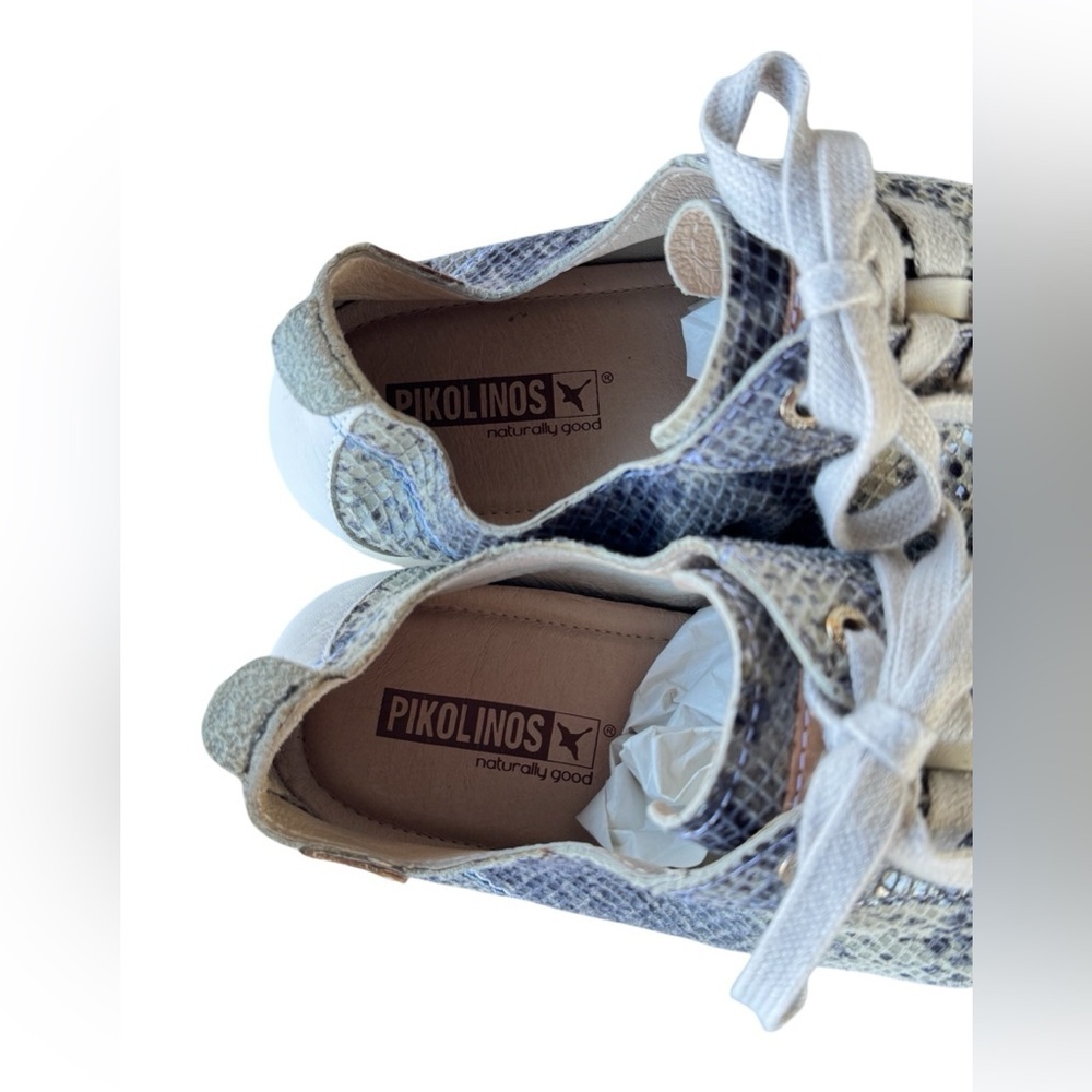 Pikolinos Snake Print Low Flexible Comfort Sneaker - Picture 6 of 12